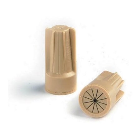 Ecm Industries 4PK TAN Wire Connector 20101